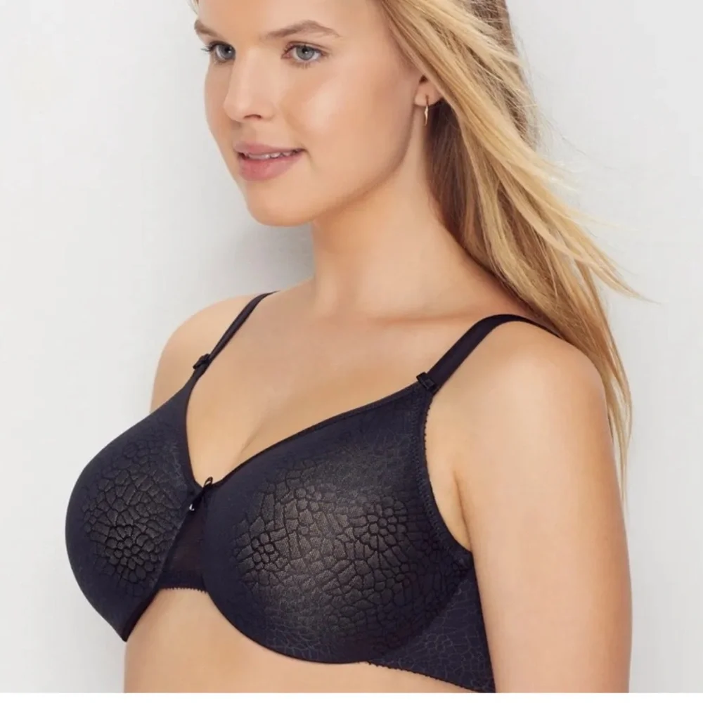 Chantelle C Magnifique Minimizer lightly lined full coverage Bra 42D black NWOT - Picture 5 of 12